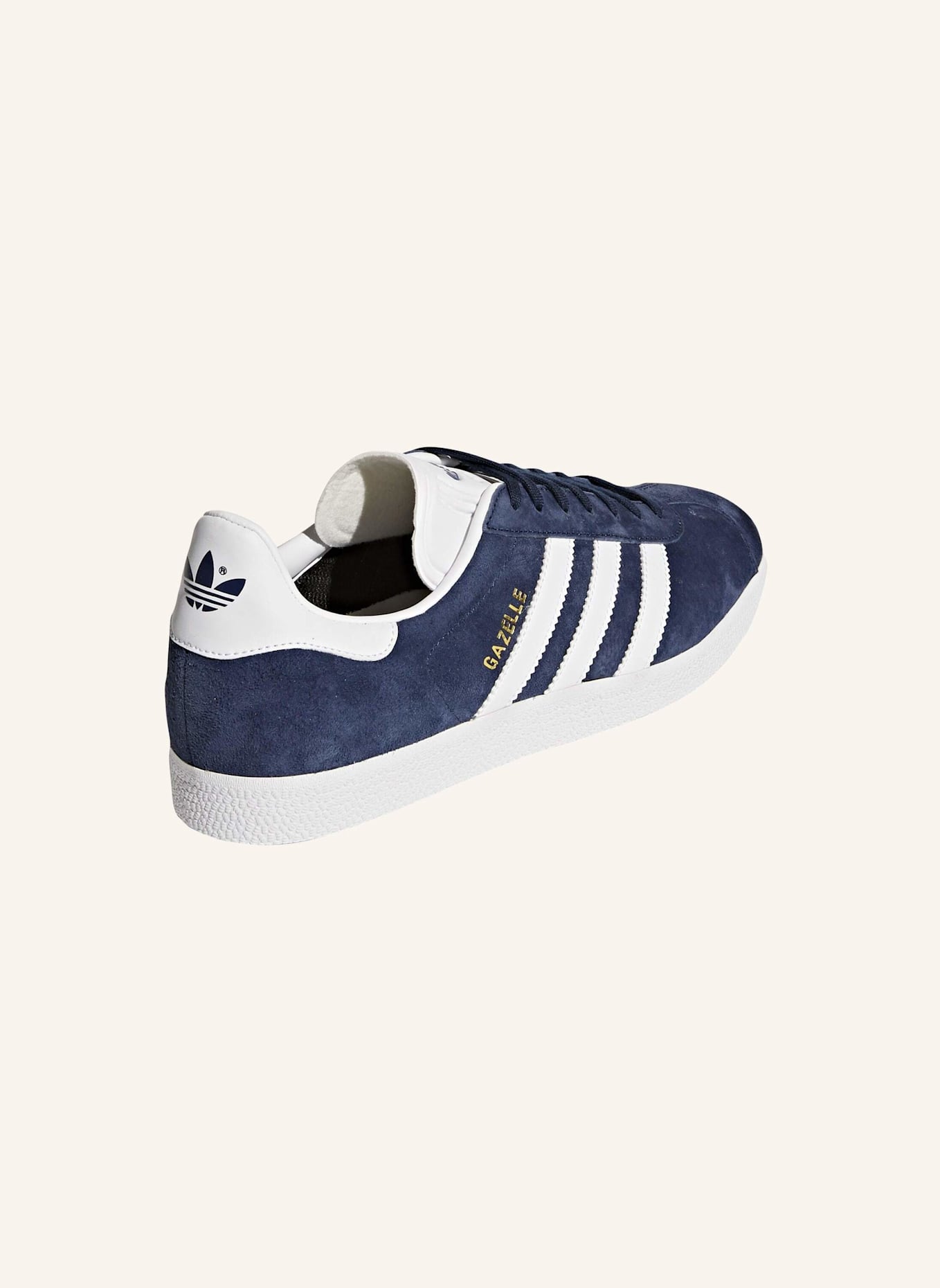 adidas Originals GAZELLE SCHUH: BLAU/ WEISS/ GOLD