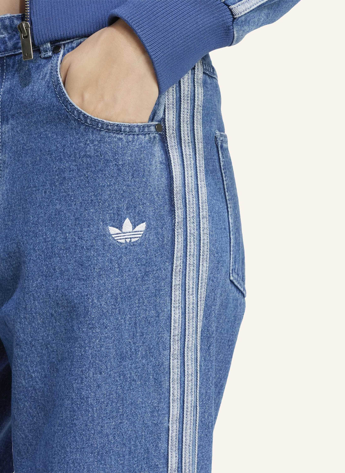 adidas Originals Flared Jeans: BLAU