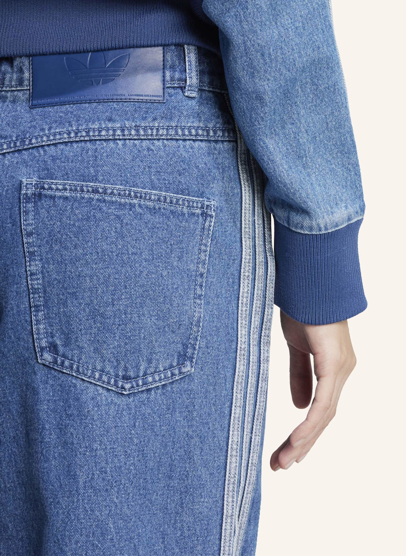 adidas Originals Flared Jeans: BLAU