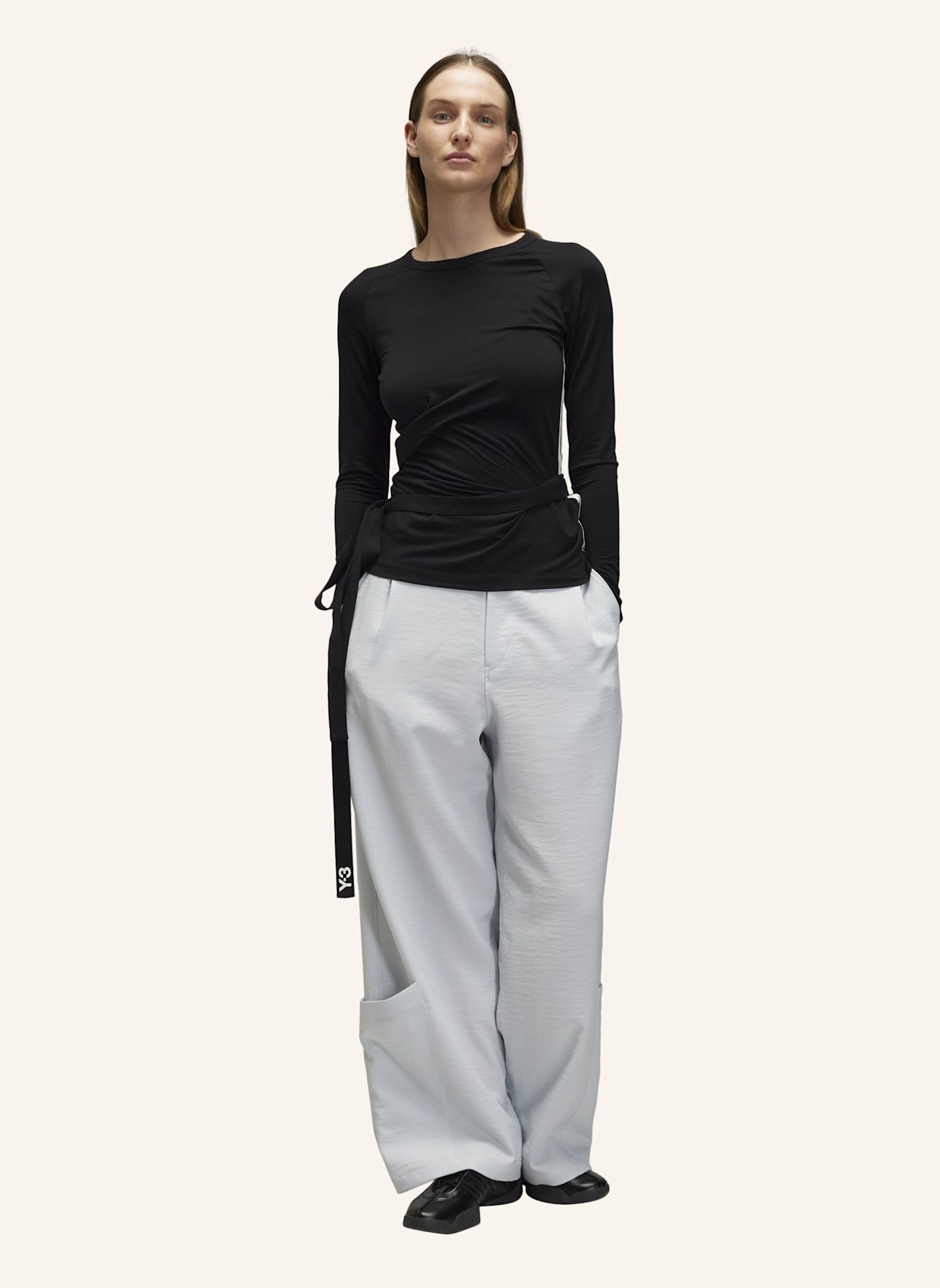 Y-3 Y-3 LONGSLEEVE: SCHWARZ