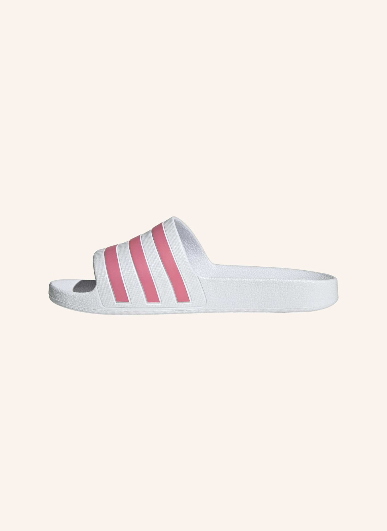 adidas Pantoletten ADILETTE AQUA: WEISS/ ROSA
