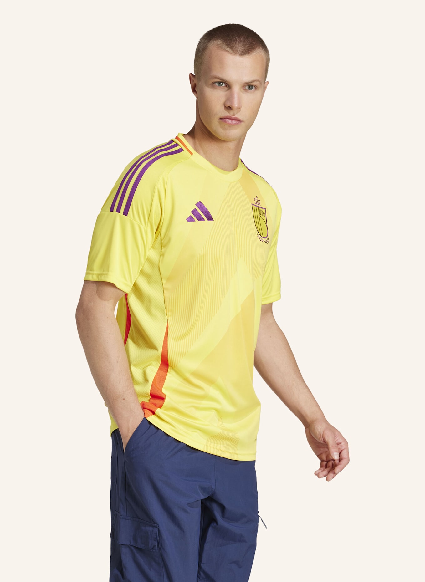 adidas BELGIEN 25 FRAUENTEAM AUSWÄRTSTRIKOT: GELB