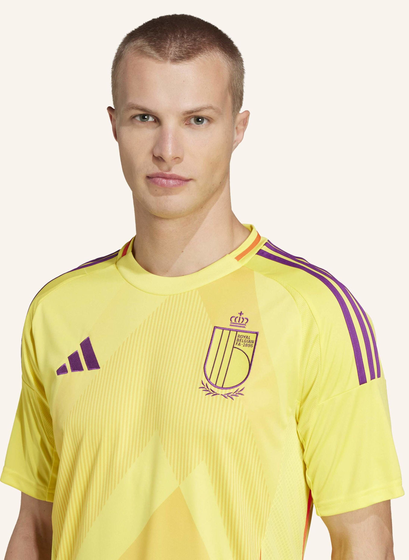 adidas BELGIEN 25 FRAUENTEAM AUSWÄRTSTRIKOT: GELB