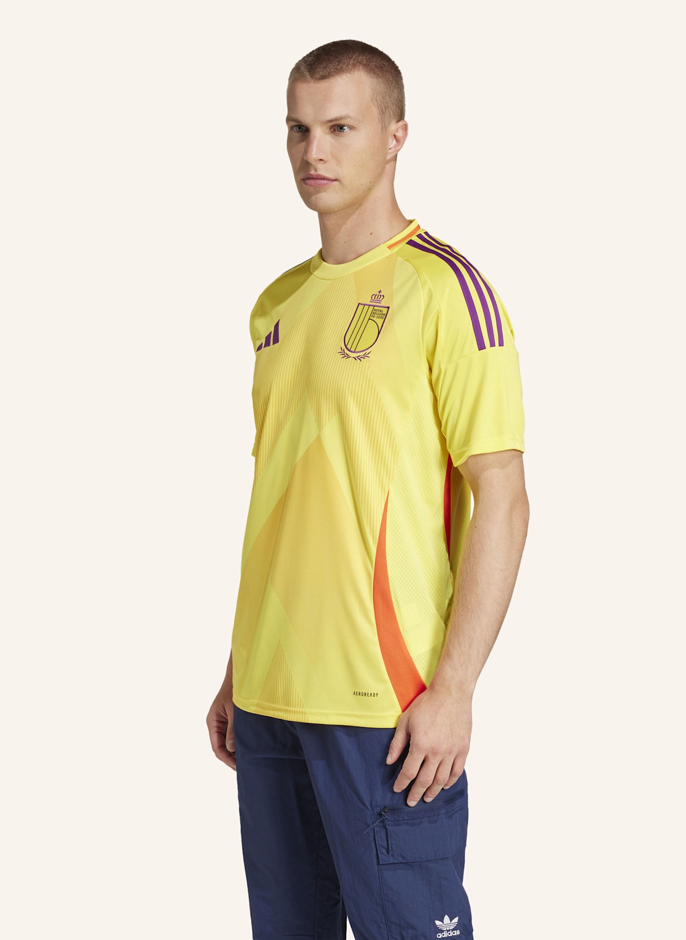 adidas BELGIEN 25 FRAUENTEAM AUSWÄRTSTRIKOT: GELB