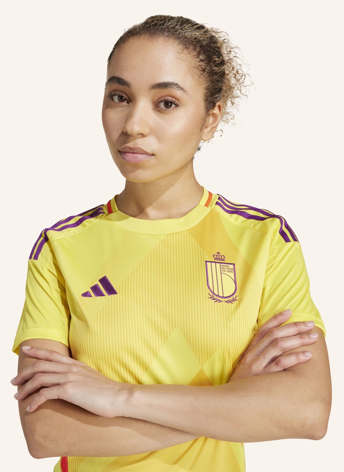 adidas BELGIEN 25 (FRAUENTEAM) AUSWÄRTSTRIKOT: GELB