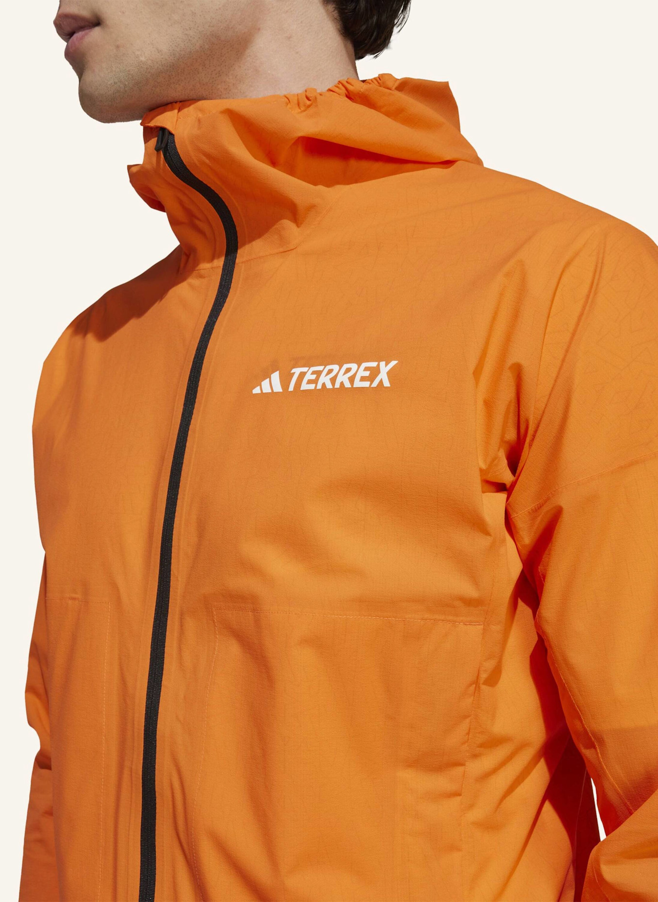 adidas TERREX TERREX XPERIOR 2.5 LAYER LIGHT CLIMAPROOF JACKE: ORANGE