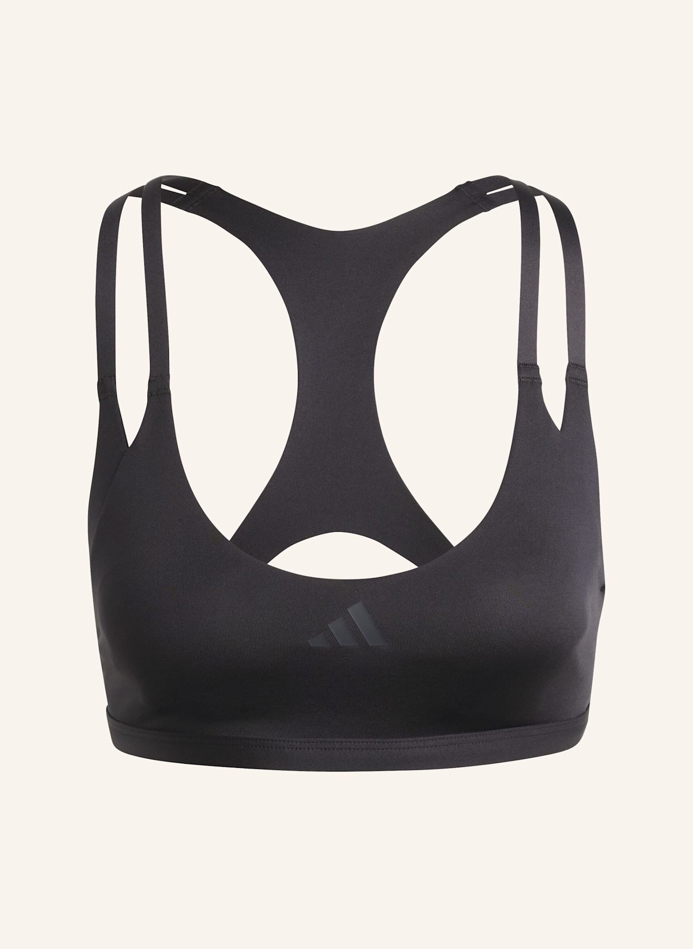 adidas Sport-BH AEROIMPACT LUXE TRAINING: SCHWARZ