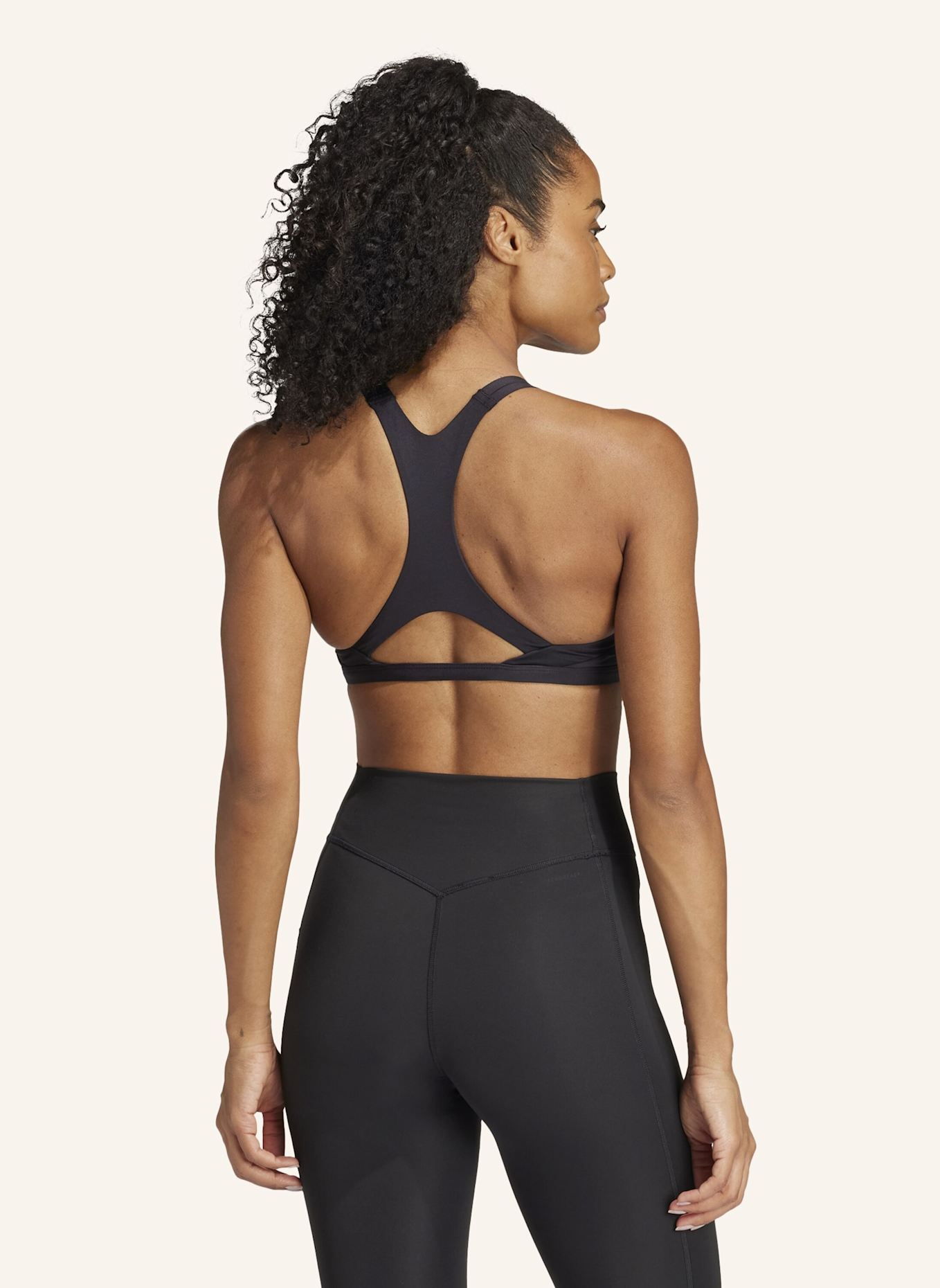 adidas Sport-BH AEROIMPACT LUXE TRAINING: SCHWARZ