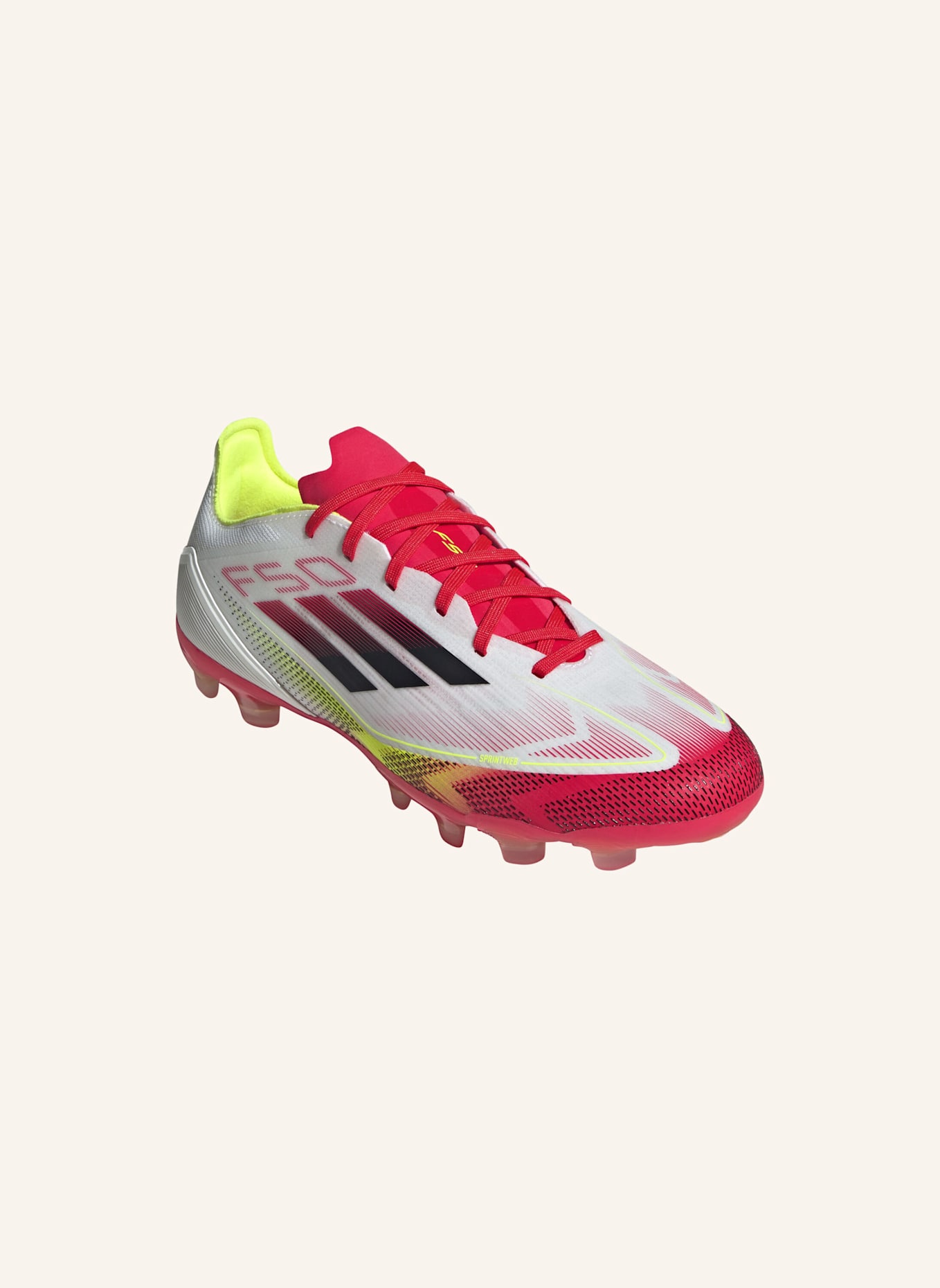 adidas F50 PRO MG FUSSBALLSCHUH: WEISS