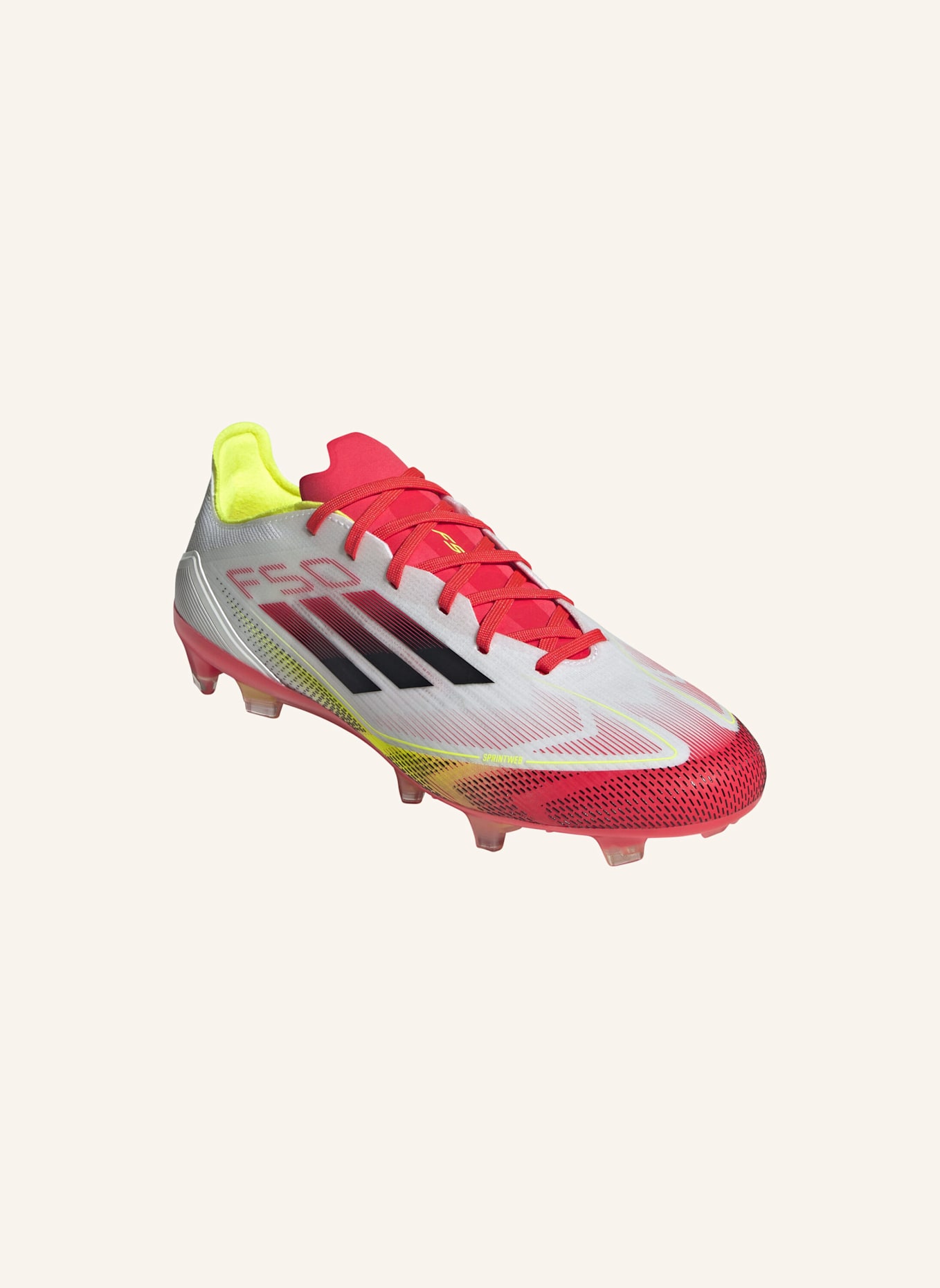 adidas F50 PRO FG FUSSBALLSCHUH: WEISS