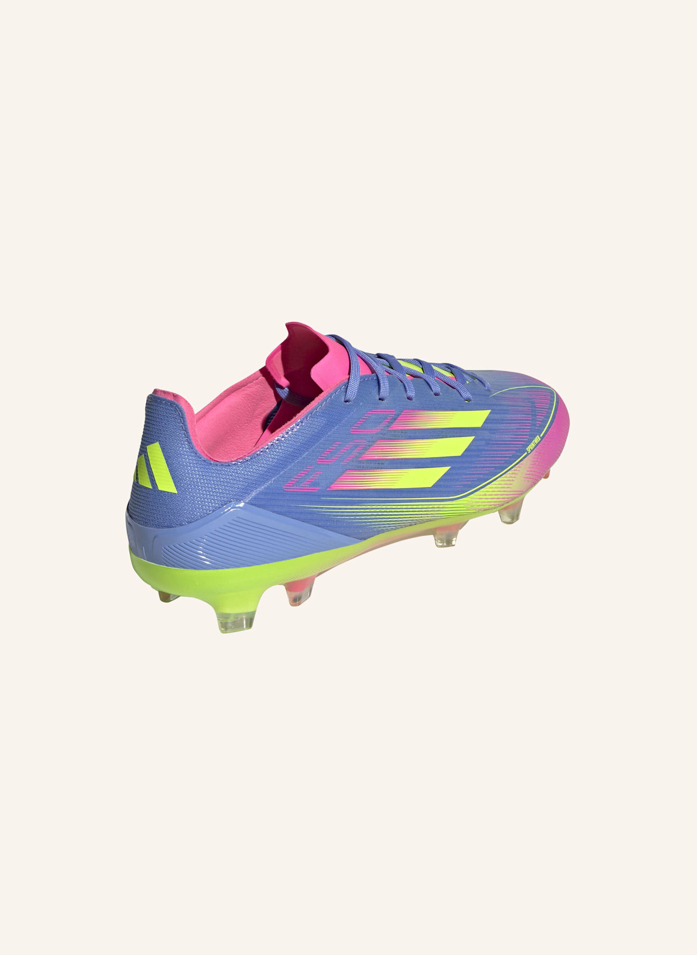adidas F50 PRO FG FUSSBALLSCHUH: BLAU/ GELB/ ROSA