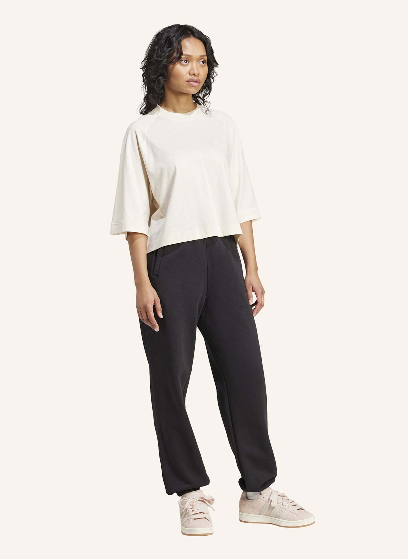 adidas Originals ESSENTIALS LOOSE JOGGINGHOSE: SCHWARZ