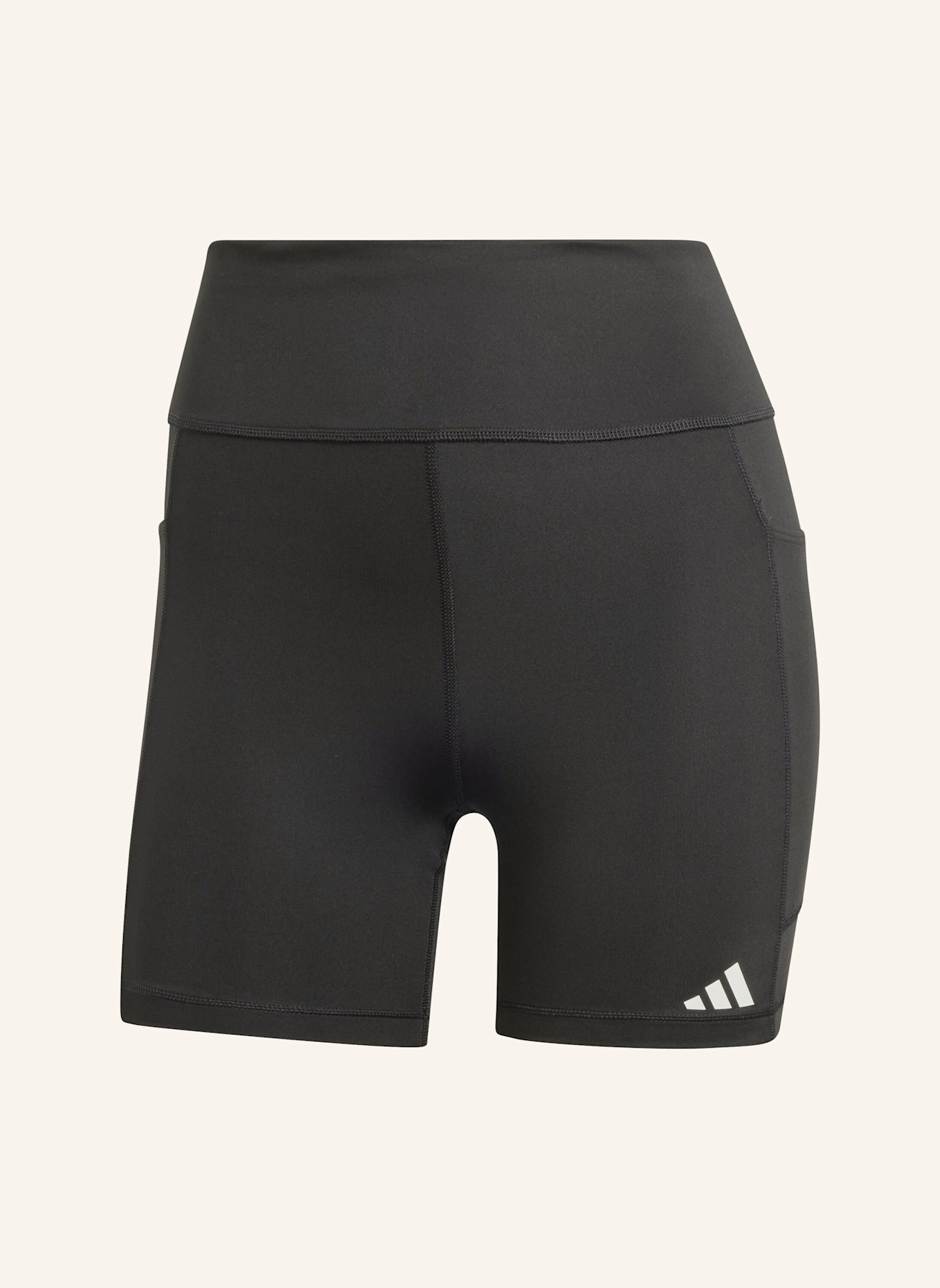 adidas OWN THE RUN KURZE LEGGINGS: SCHWARZ