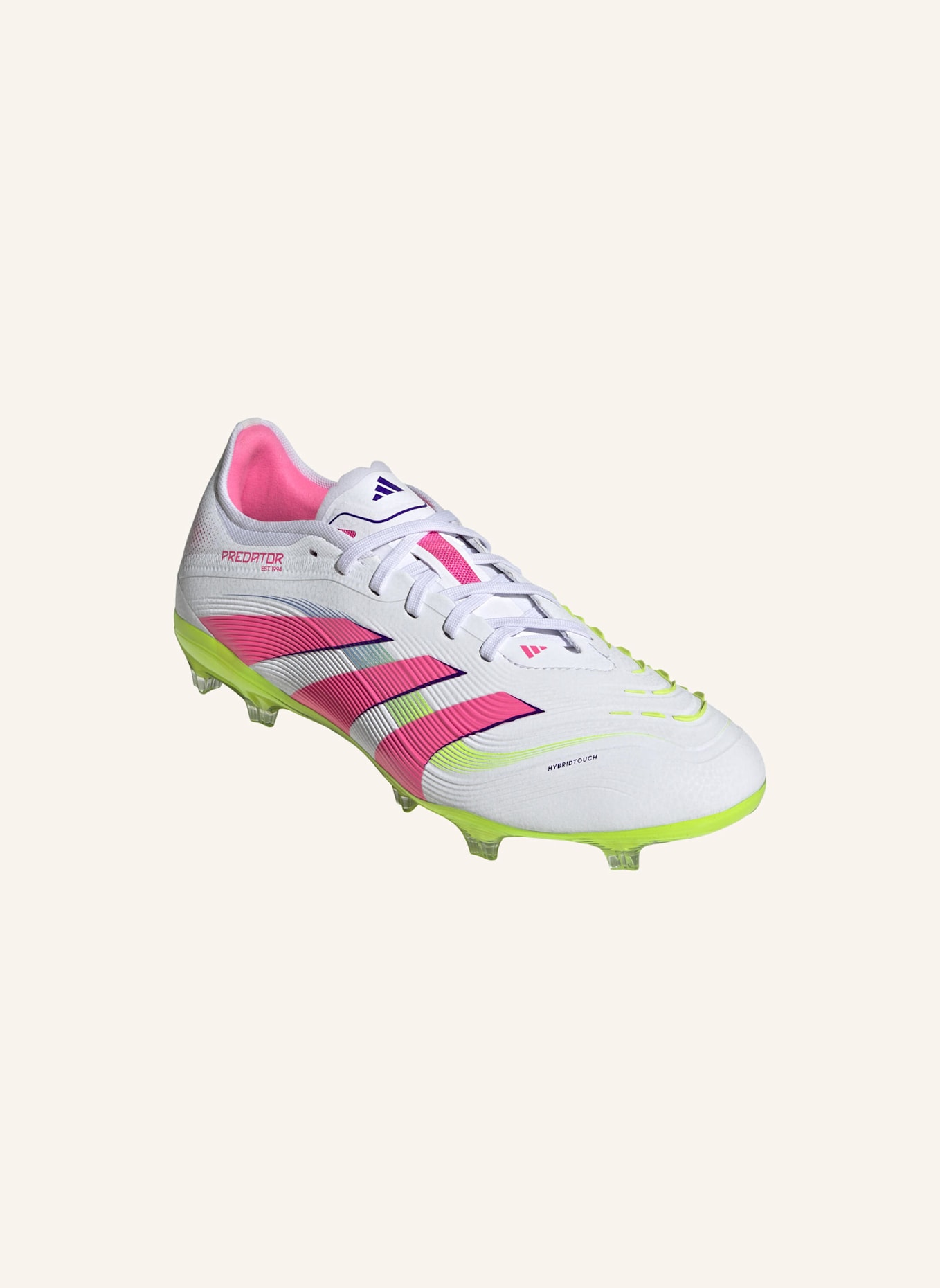 adidas PREDATOR PRO FG FUSSBALLSCHUH: WEISS