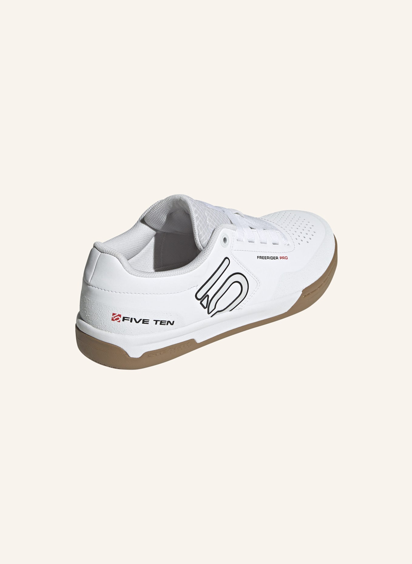 adidas TERREX FIVE TEN FREERIDER PRO MOUNTAINBIKING-SCHUH: WEISS/ SCHWARZ/ ROT