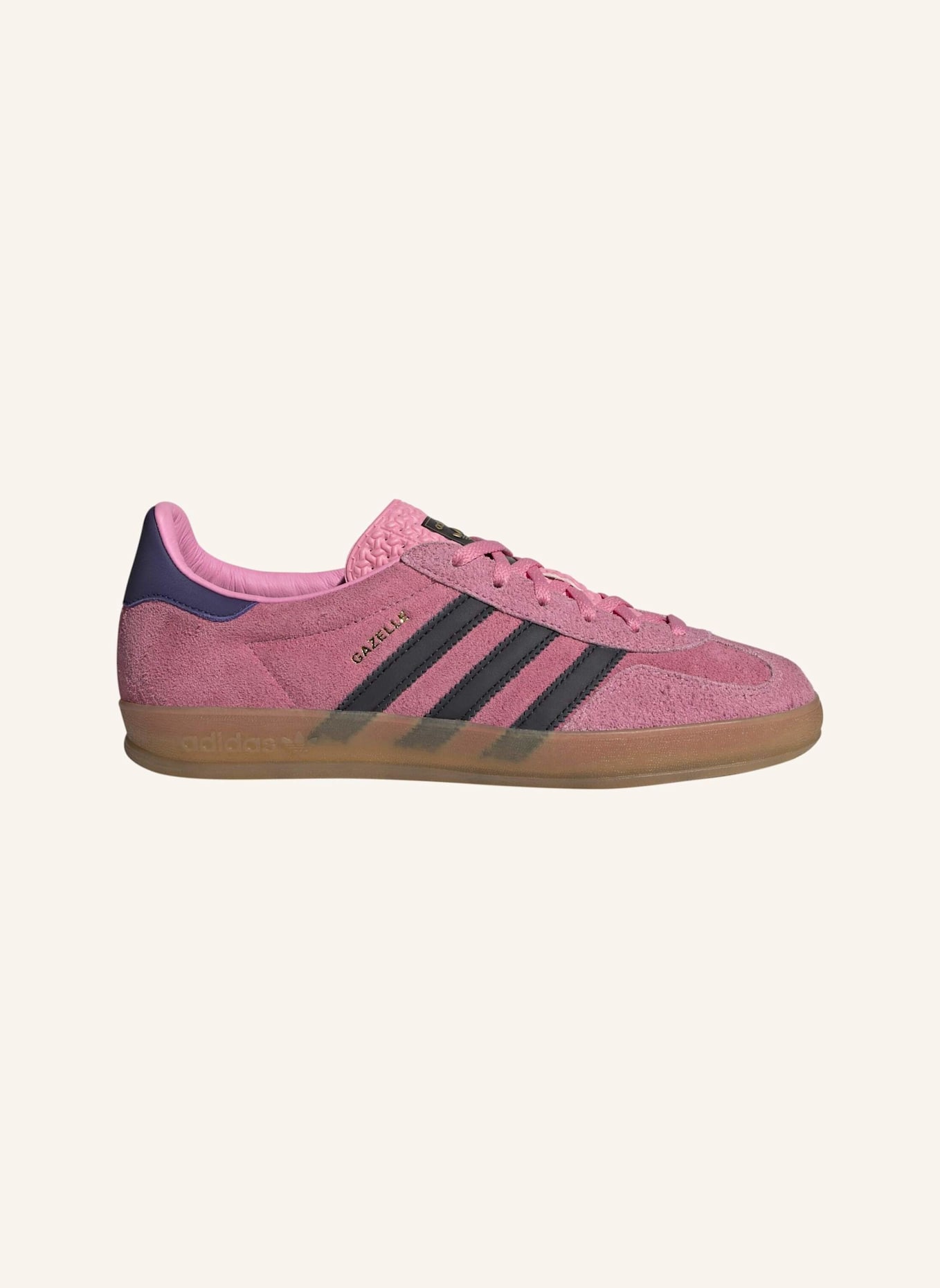 adidas Originals GAZELLE INDOOR SCHUH: ROSA/ SCHWARZ/ LILA
