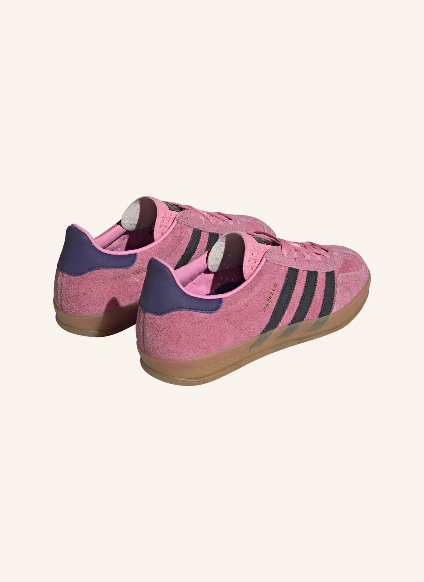 adidas Originals GAZELLE INDOOR SCHUH: ROSA/ SCHWARZ/ LILA