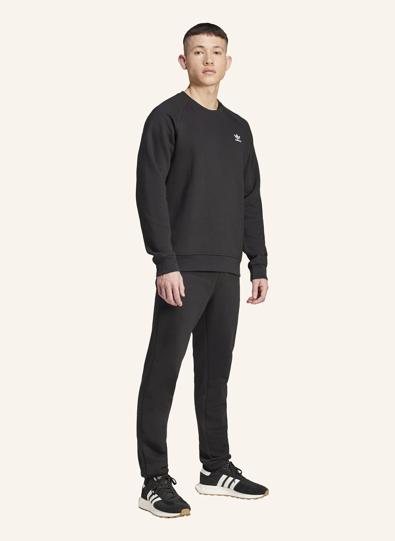 adidas Originals TREFOIL ESSENTIALS HOSE: SCHWARZ