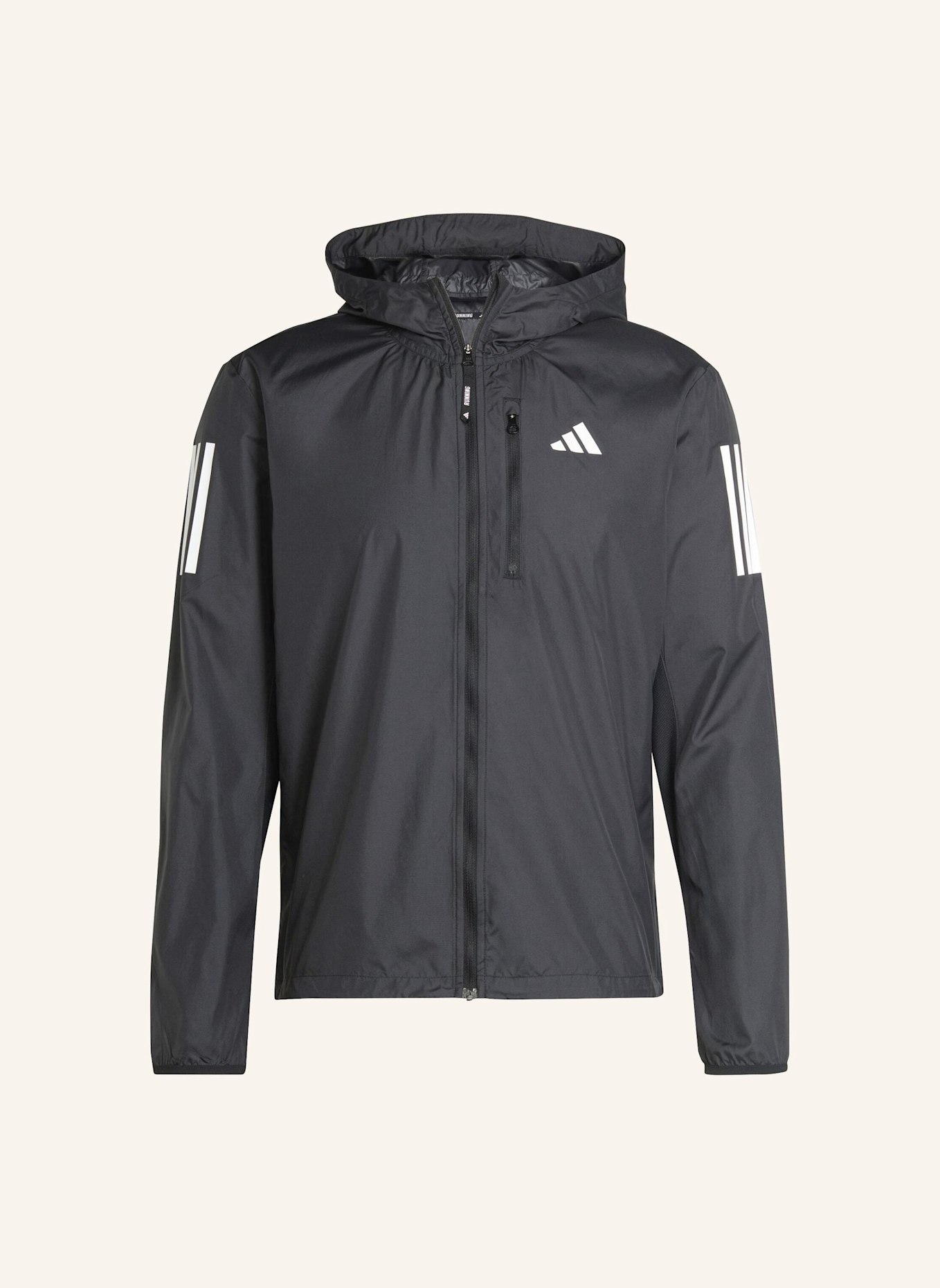 adidas OWN THE RUN JACKE: SCHWARZ