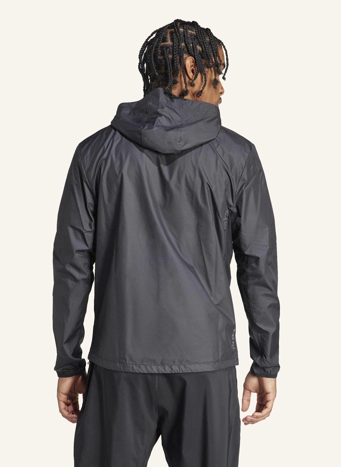 adidas OWN THE RUN JACKE: SCHWARZ