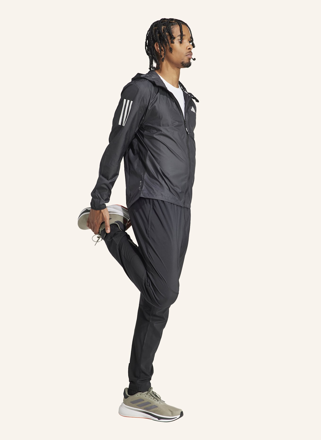 adidas OWN THE RUN JACKE: SCHWARZ