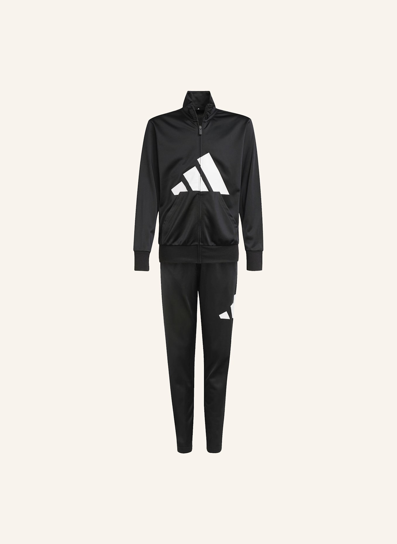 adidas ESSENTIALS CLIMACOOL KIDS TRAININGSANZUG: SCHWARZ/ WEISS