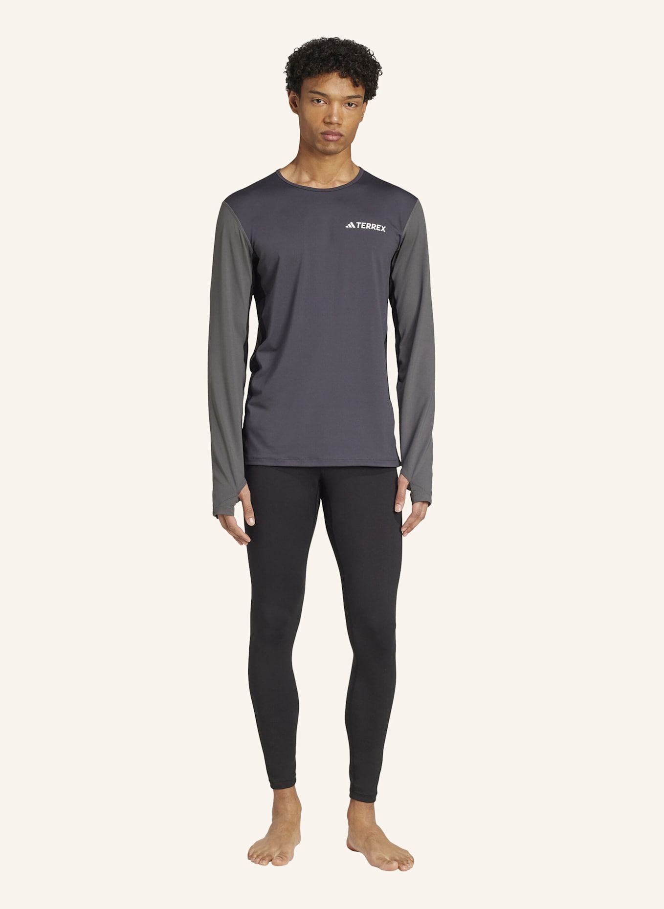 adidas TERREX MULTI SYNTHETIC BASELAYER LEGGINGS: SCHWARZ