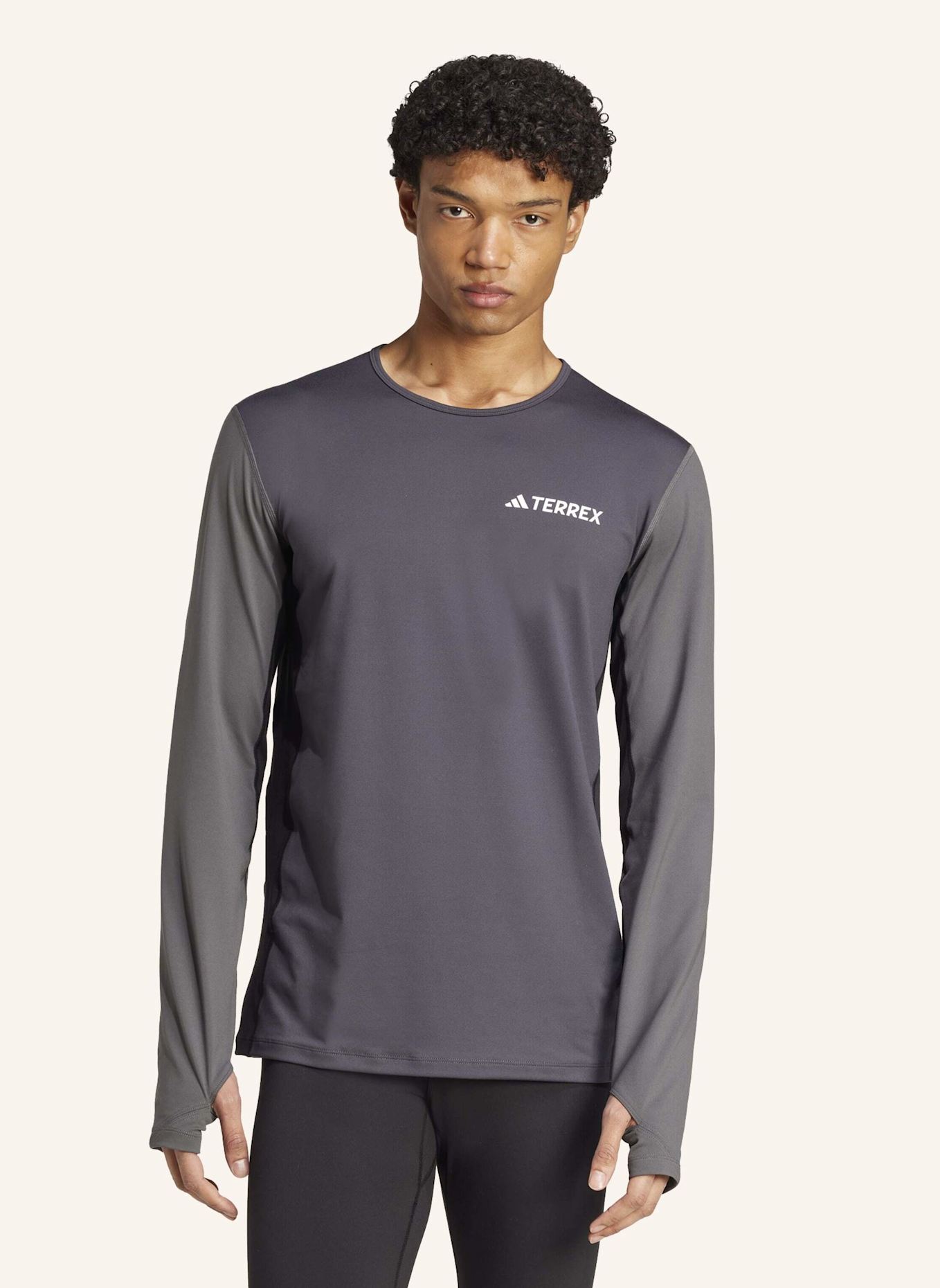 adidas TERREX MULTI SYNTHETIC LANGÄRMELIGE BASELAYER: GRAU