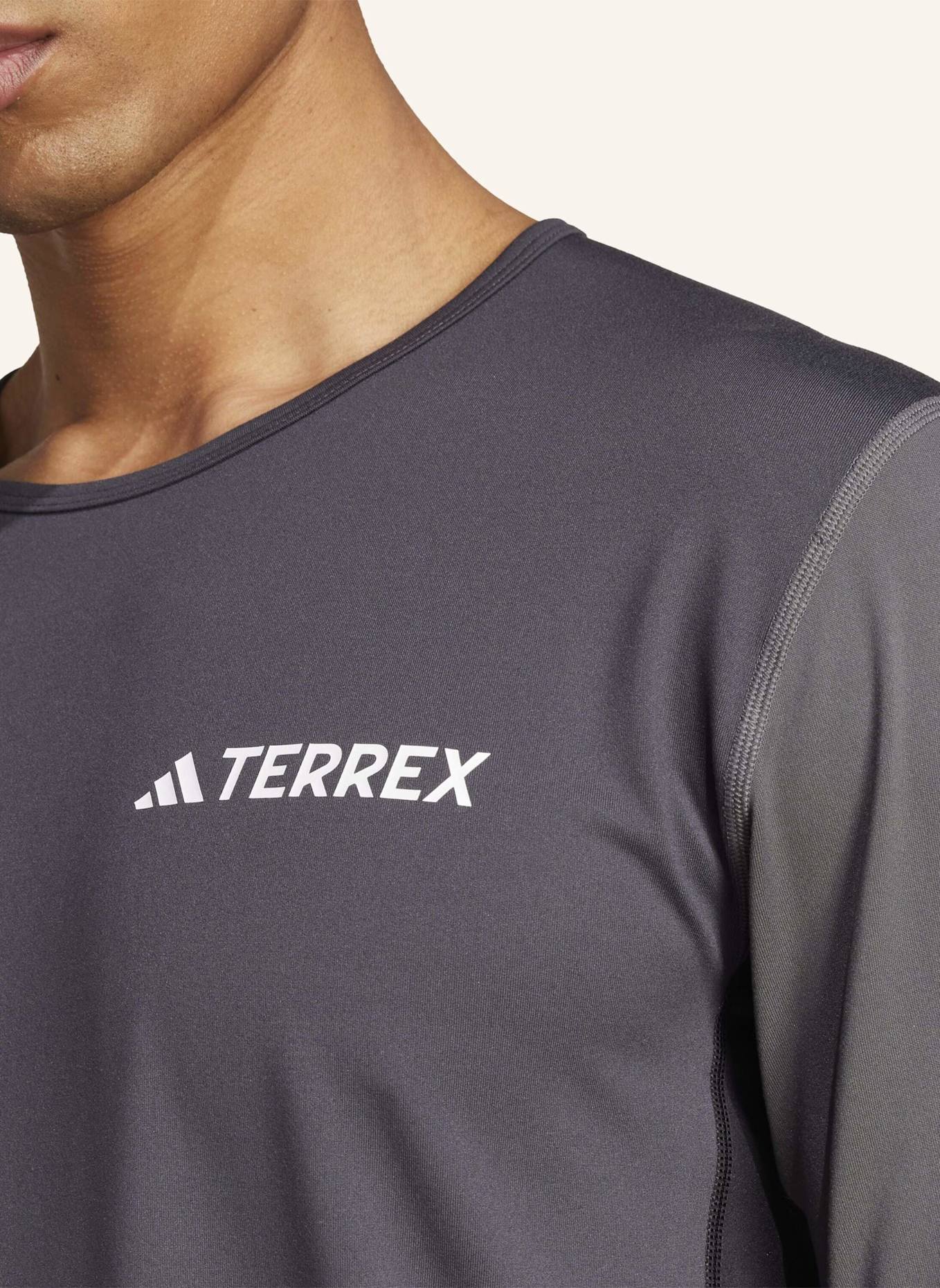 adidas TERREX MULTI SYNTHETIC LANGÄRMELIGE BASELAYER: GRAU