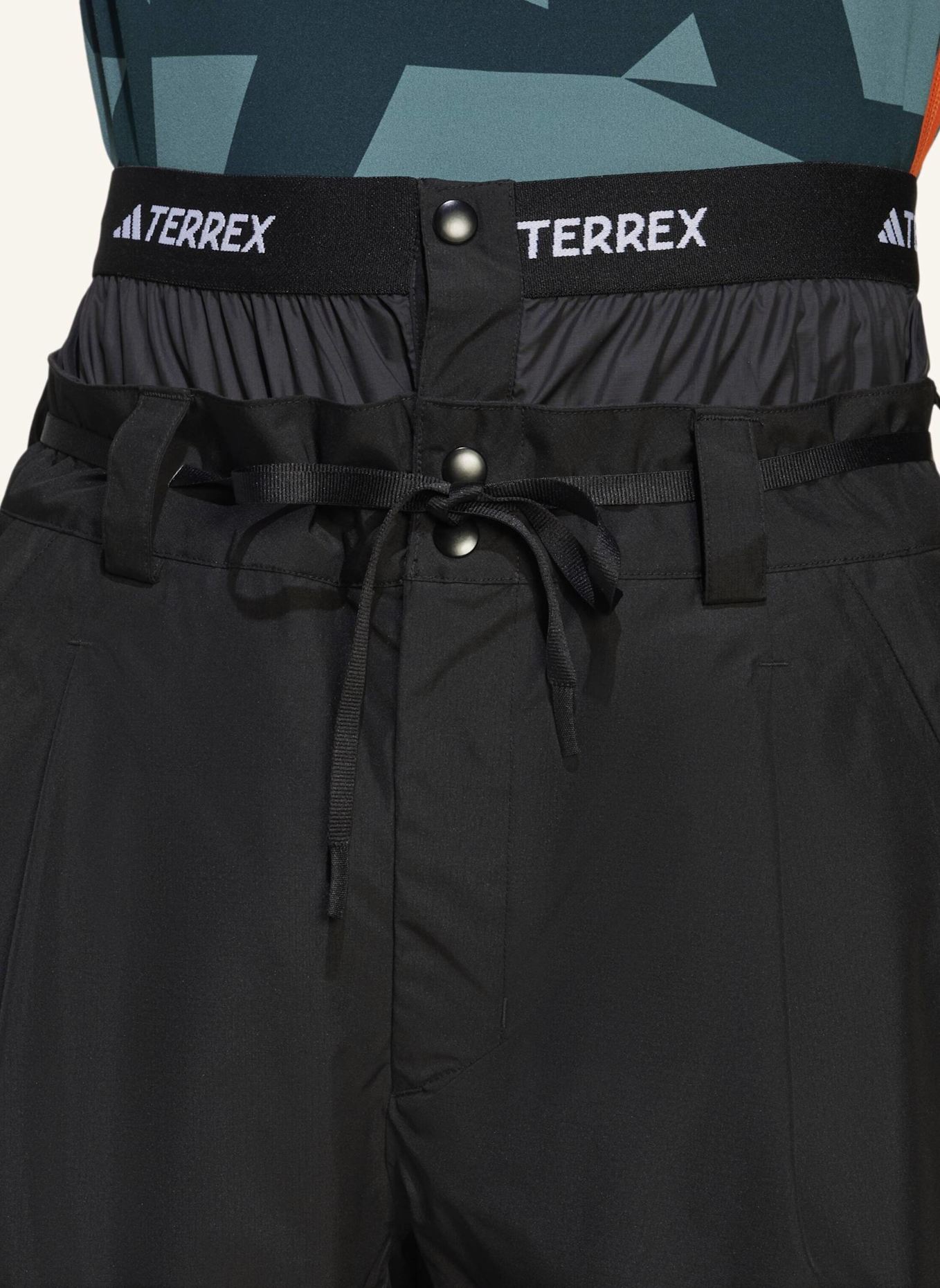 adidas TERREX TERREX XPLORIC 2 LAYER ISOLIERTE CLIMAPROOF HOSE: SCHWARZ