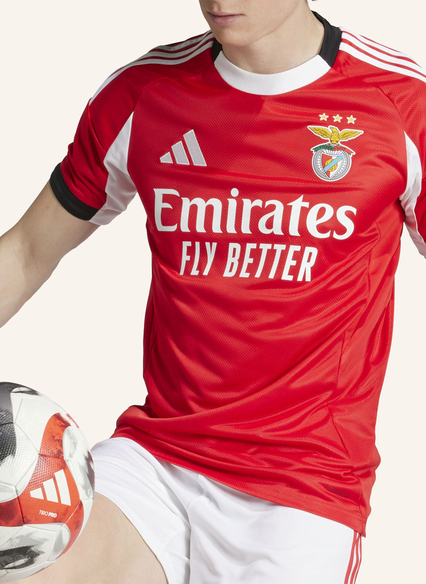 adidas BENFICA 25/26 HEIMTRIKOT: ROT