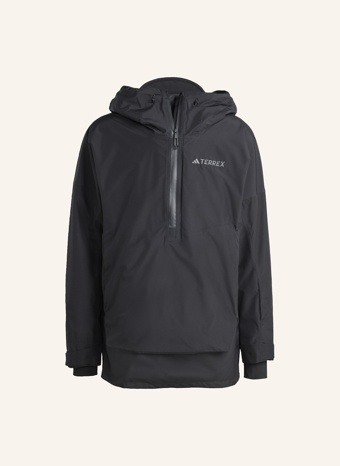 adidas TERREX TERREX XPLORIC 2-LAGIGER, GEFÜTTERTER CLIMAPROOF ANORAK: SCHWARZ