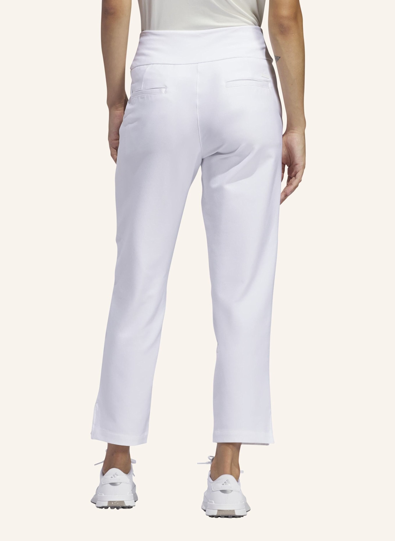 adidas ULTIMATE365 SOLID ANKLE HOSE: WEISS