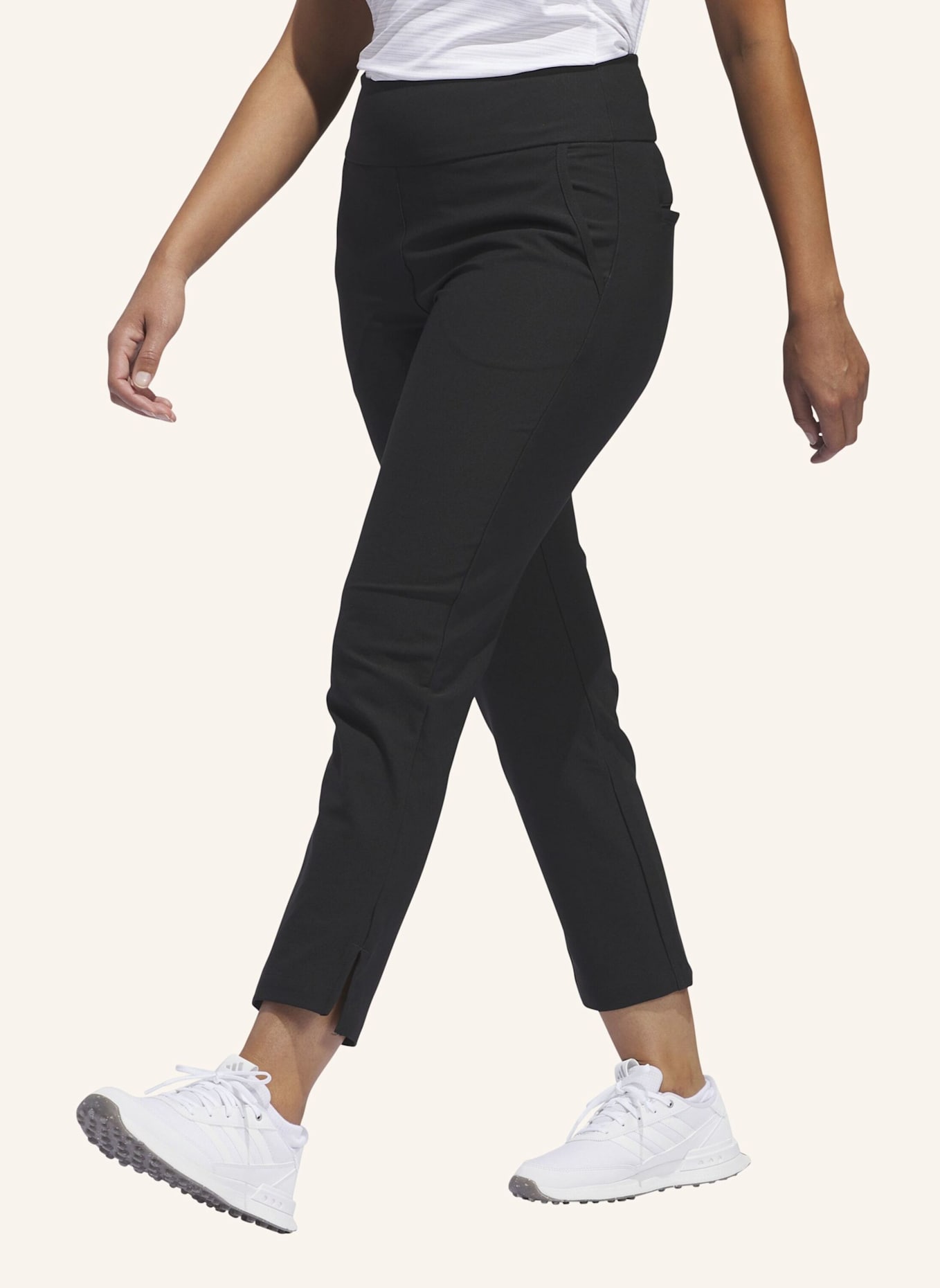 adidas ULTIMATE365 SOLID ANKLE HOSE: SCHWARZ