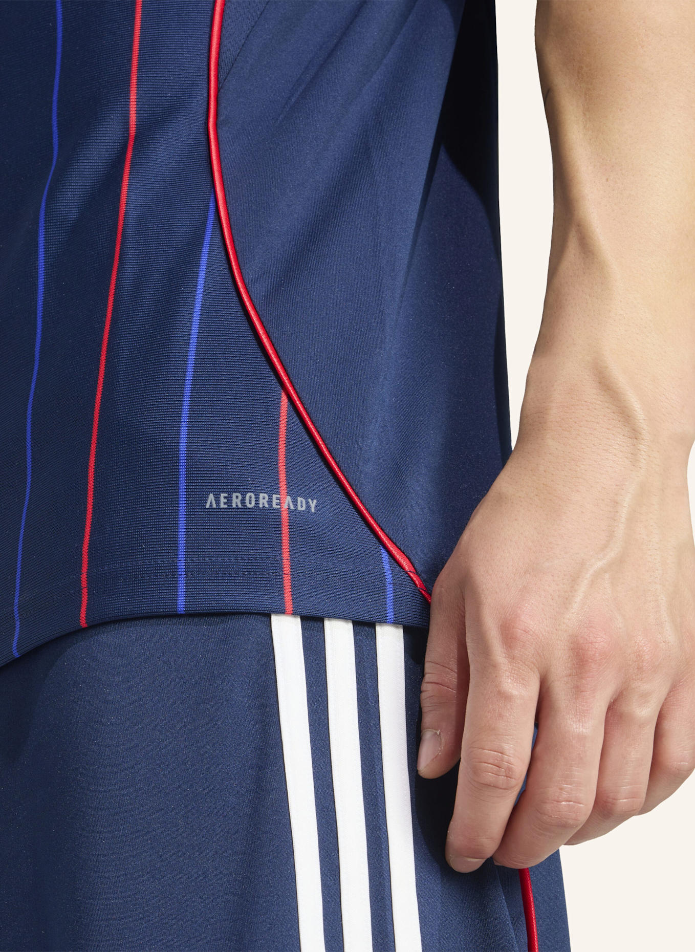 adidas OLYMPIQUE LYON 25/26 AUSWÄRTSTRIKOT: BLAU