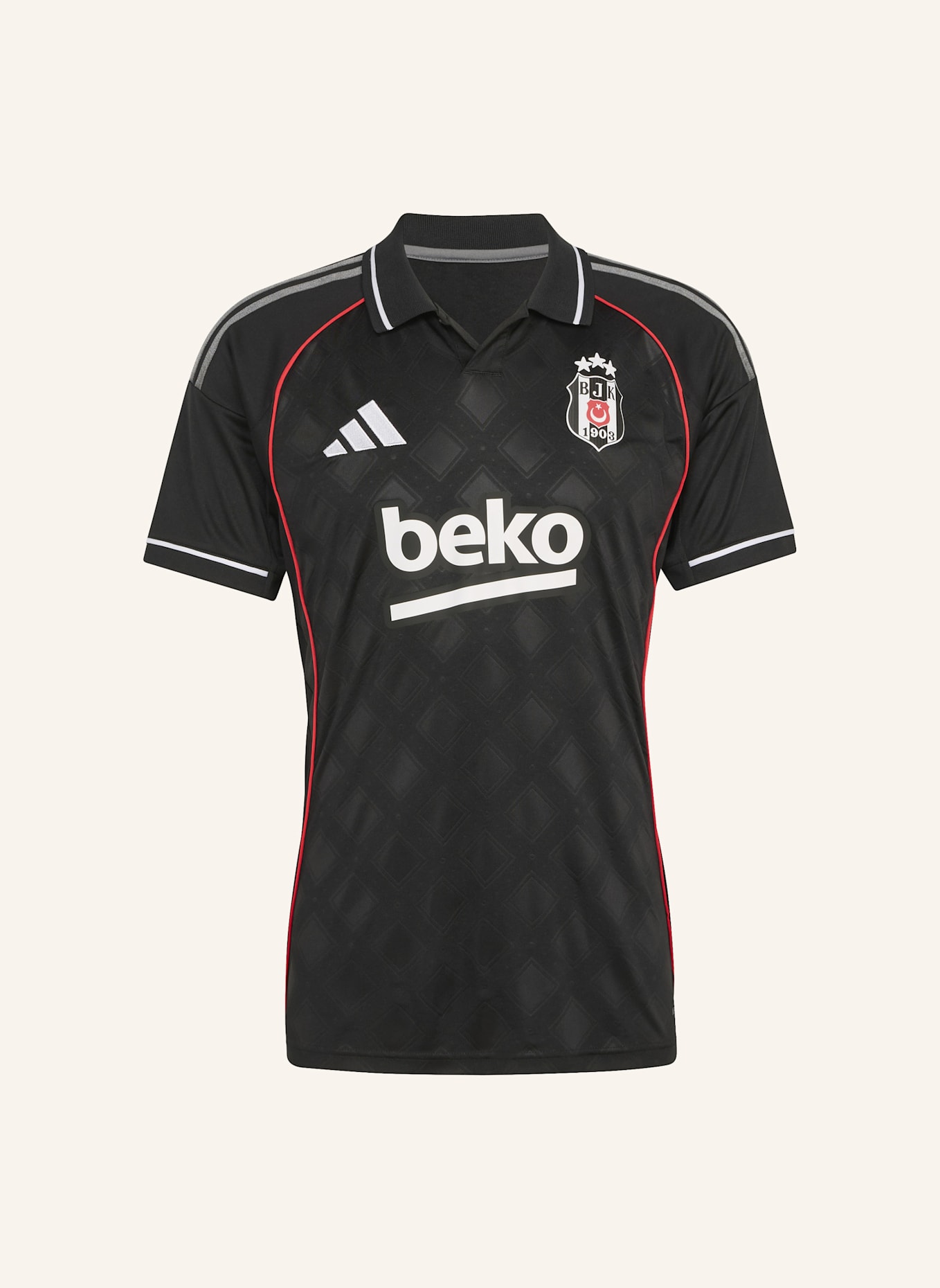 adidas BEŞIKTAŞ JK 25/26 AUSWEICHTRIKOT: SCHWARZ