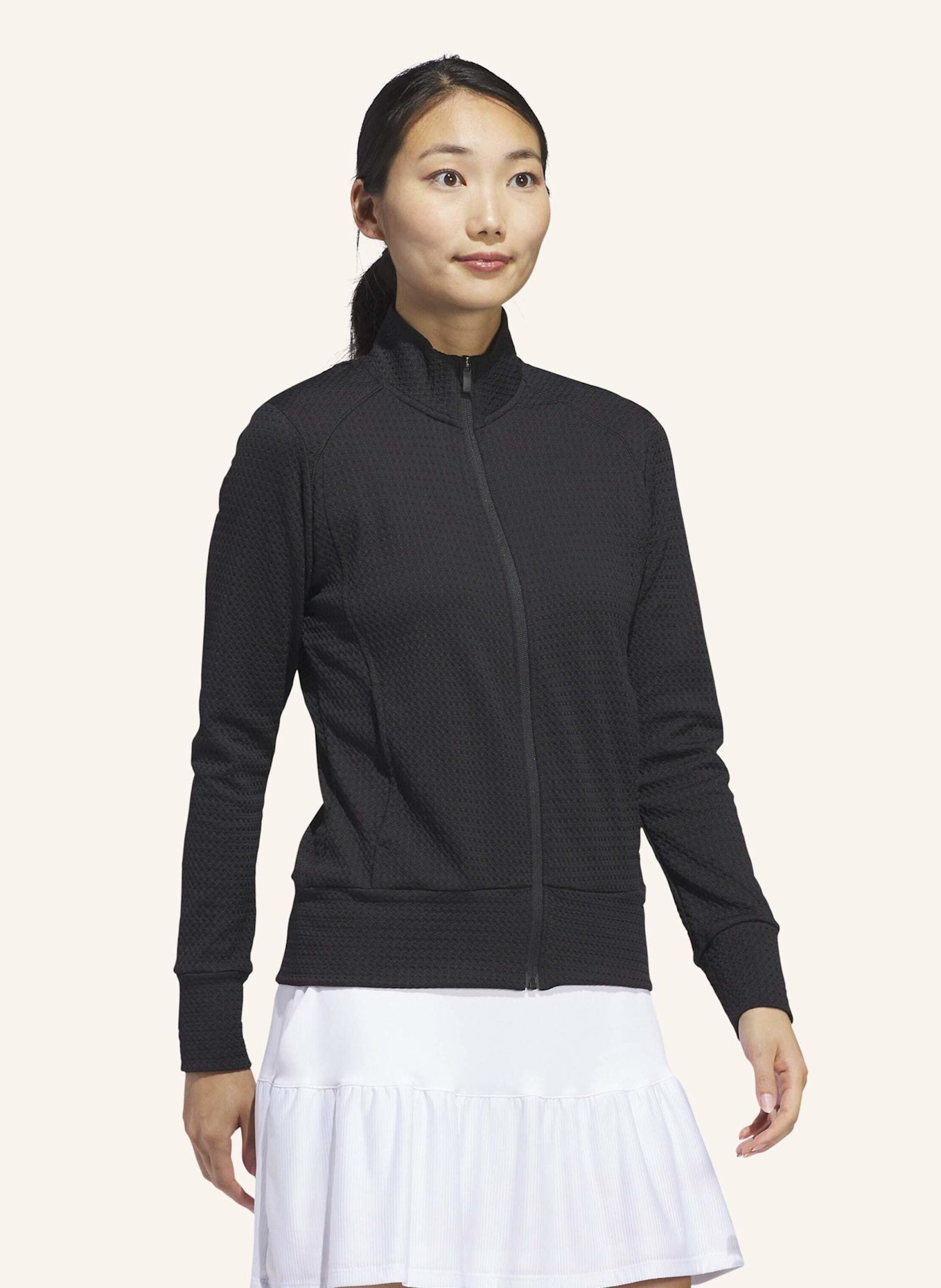 adidas ULTIMATE365 TEXTURED JACKE: SCHWARZ