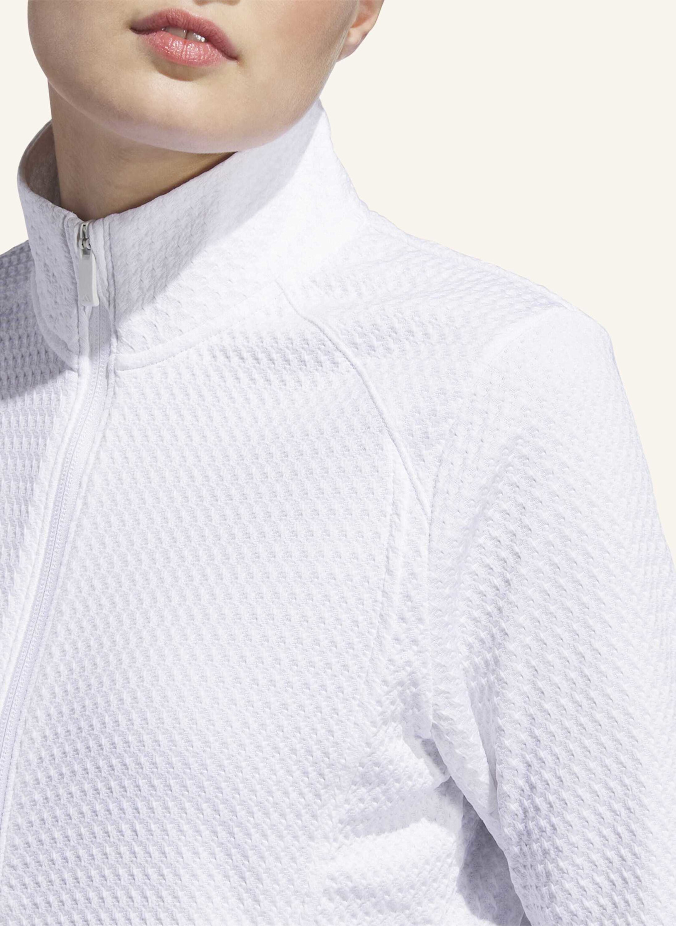 adidas ULTIMATE365 TEXTURED JACKE: WEISS