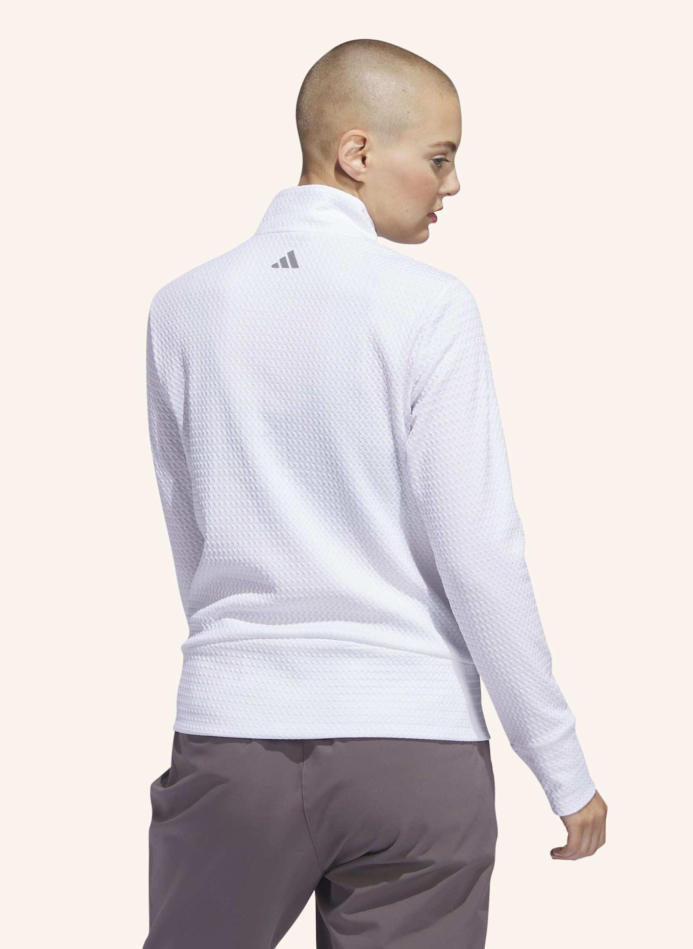 adidas ULTIMATE365 TEXTURED JACKE: WEISS