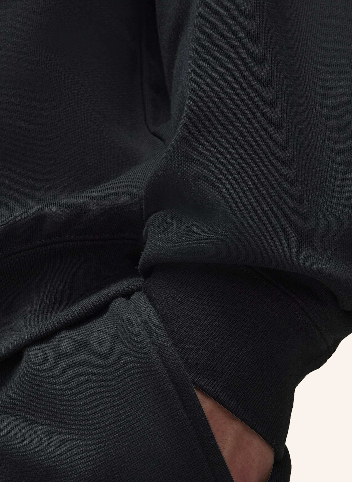 Y-3 Y-3 BRUSHED TERRY SWEATSHIRT: SCHWARZ