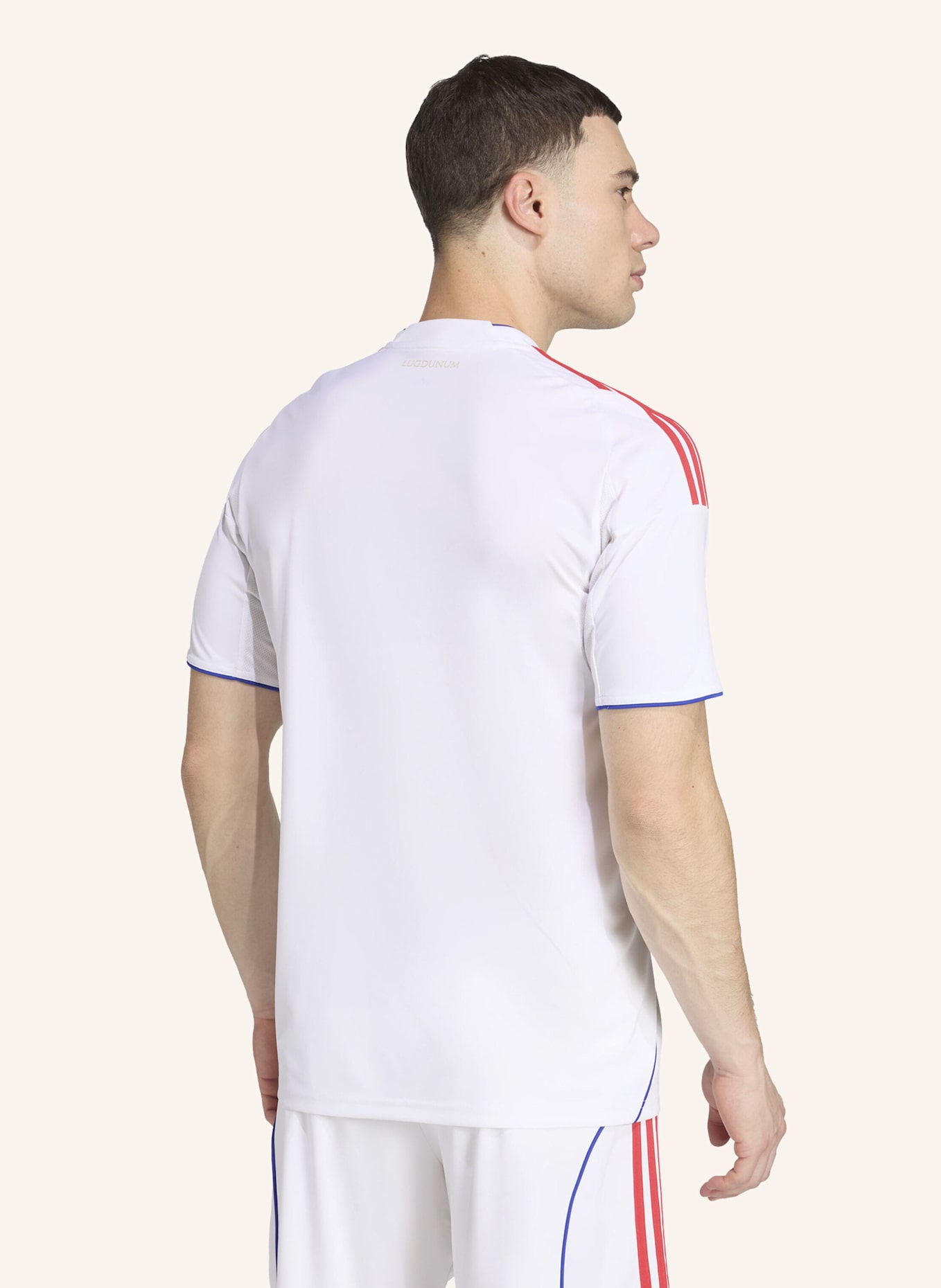 adidas OLYMPIQUE LYONNAIS 25/26 HEIMTRIKOT: WEISS