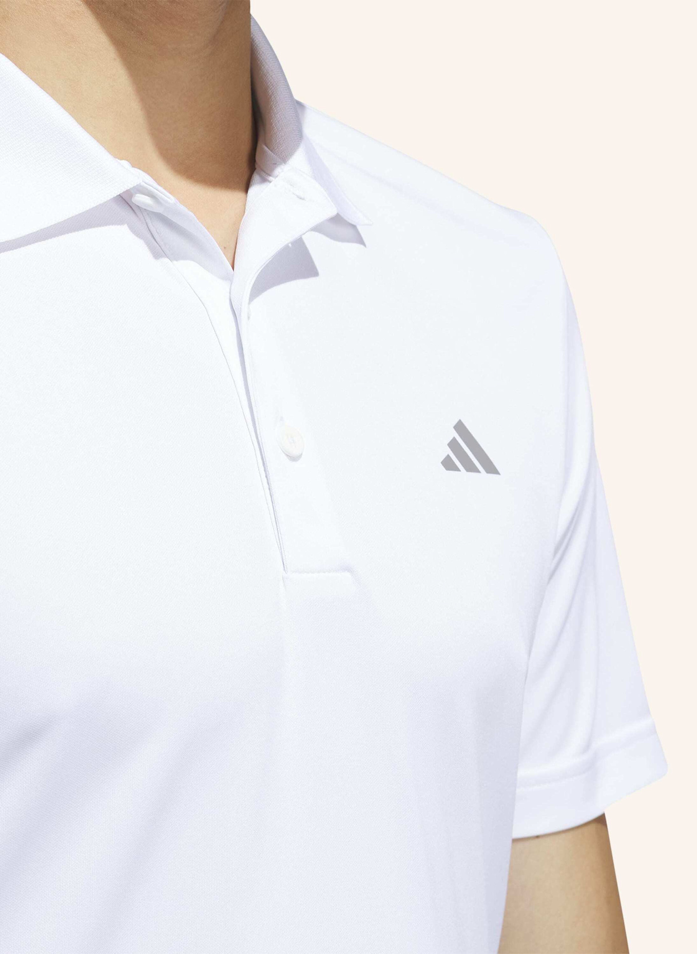 adidas ADI PERFORMANCE POLOSHIRT: WEISS