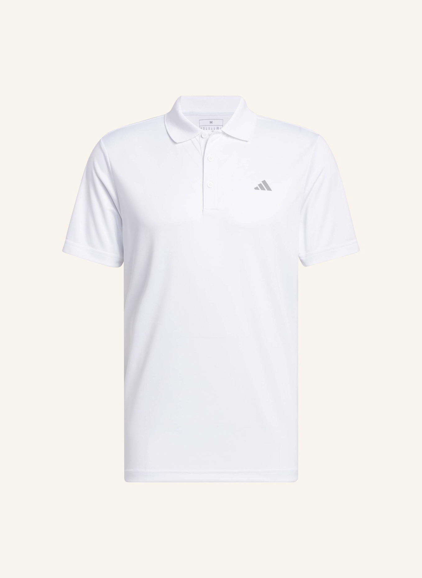 adidas ADI PERFORMANCE POLOSHIRT: WEISS