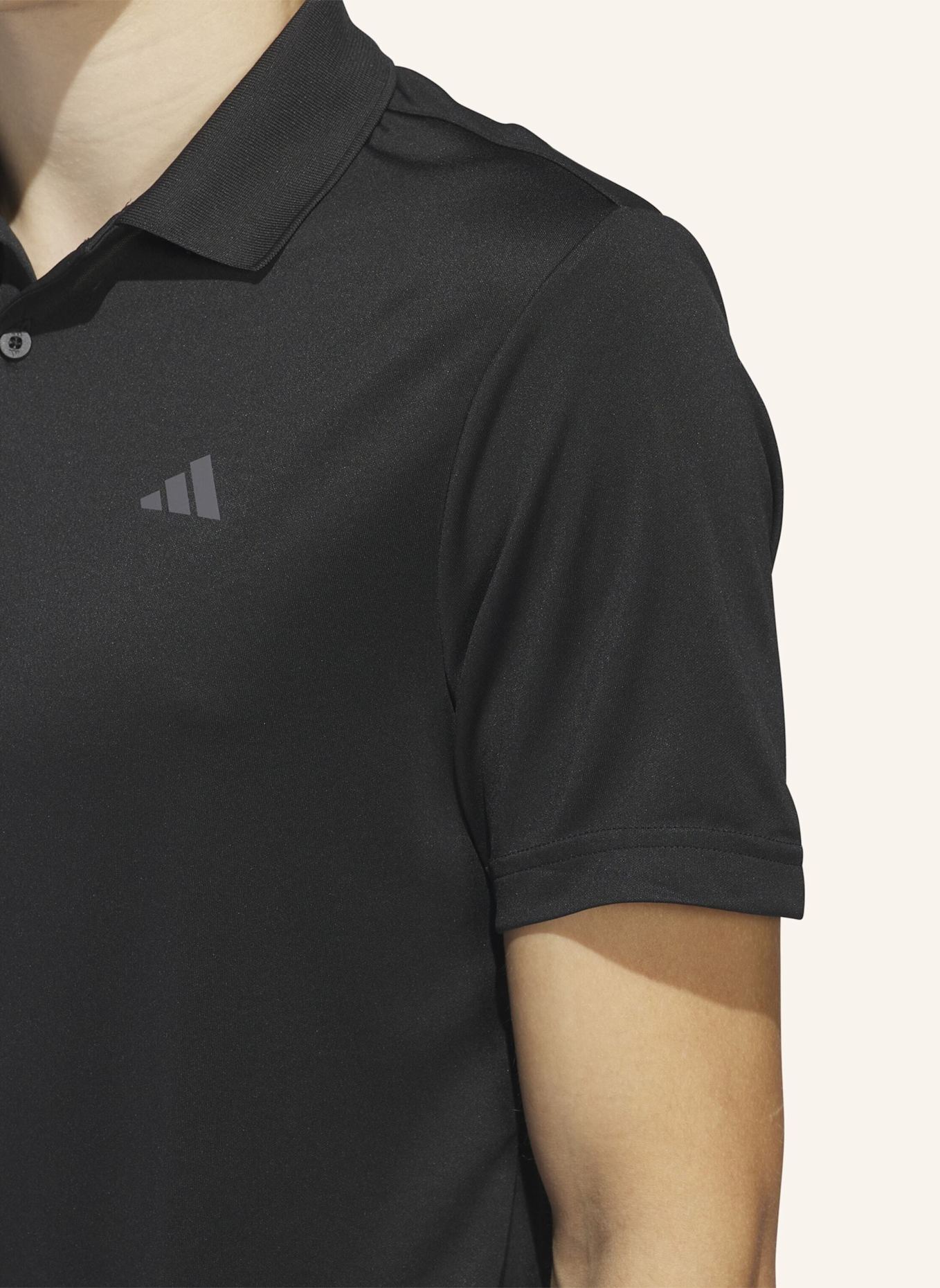 adidas ADI PERFORMANCE POLOSHIRT: SCHWARZ