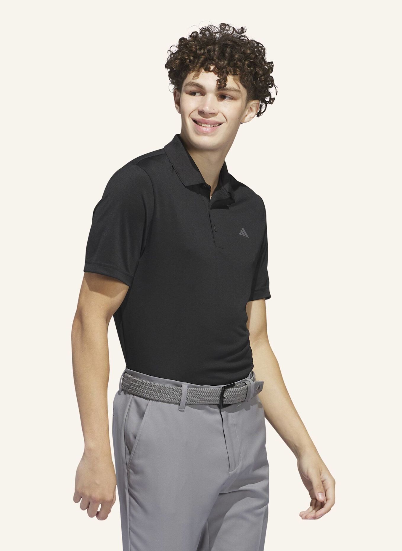 adidas ADI PERFORMANCE POLOSHIRT: SCHWARZ