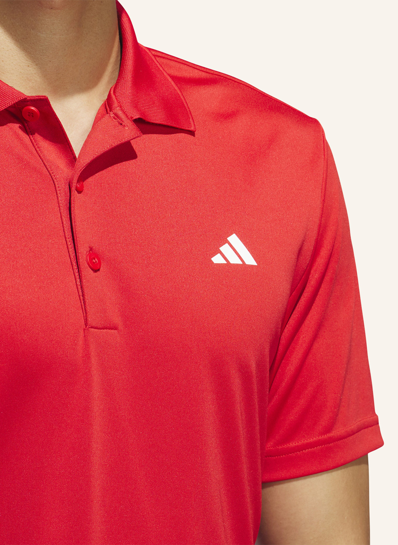 adidas ADI PERFORMANCE POLOSHIRT: ROT
