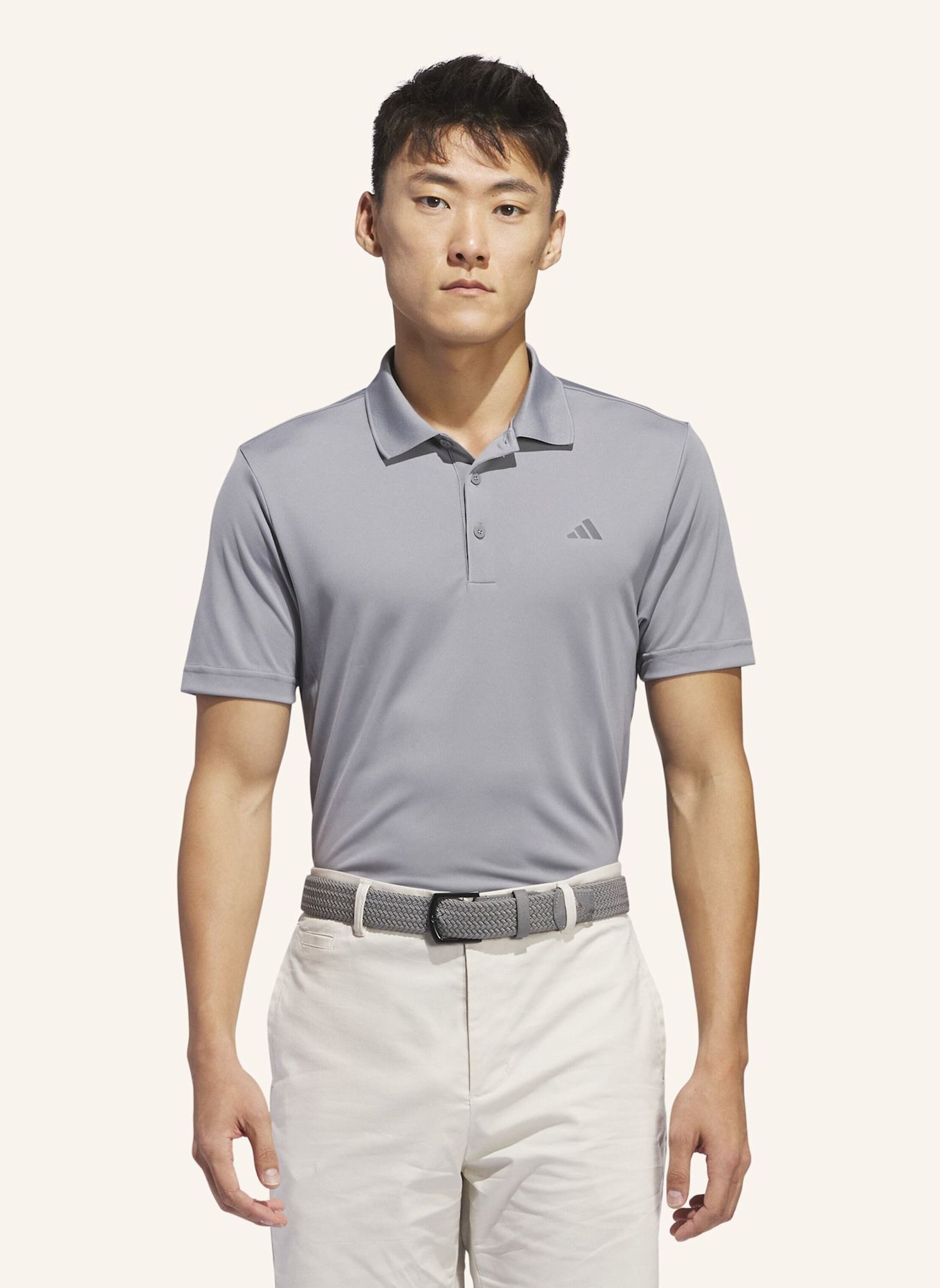 adidas ADI PERFORMANCE POLOSHIRT: GRAU