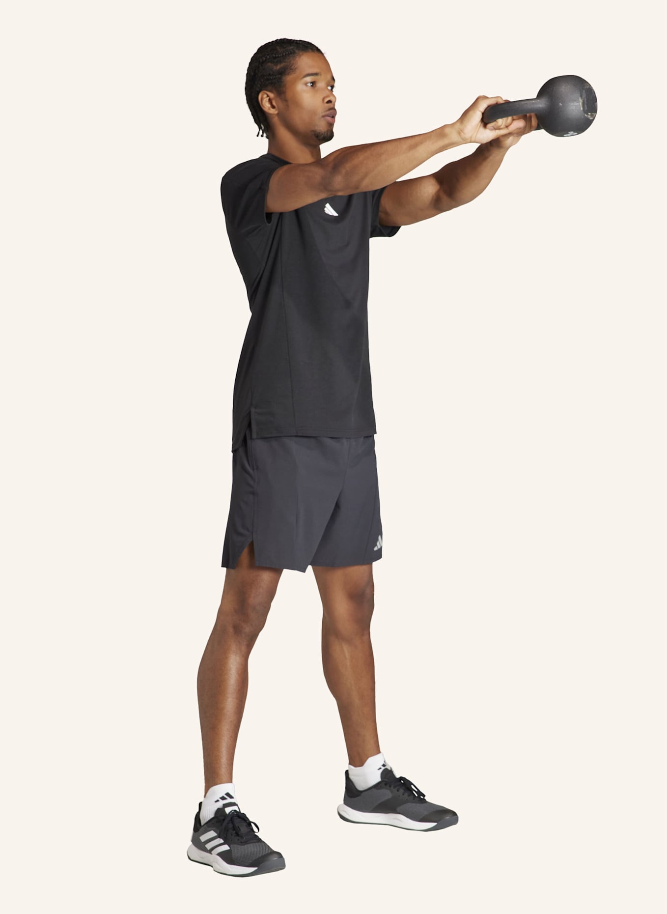 adidas DESIGNED FOR TRAINING HIIT WORKOUT HEAT.RDY SHORTS: SCHWARZ