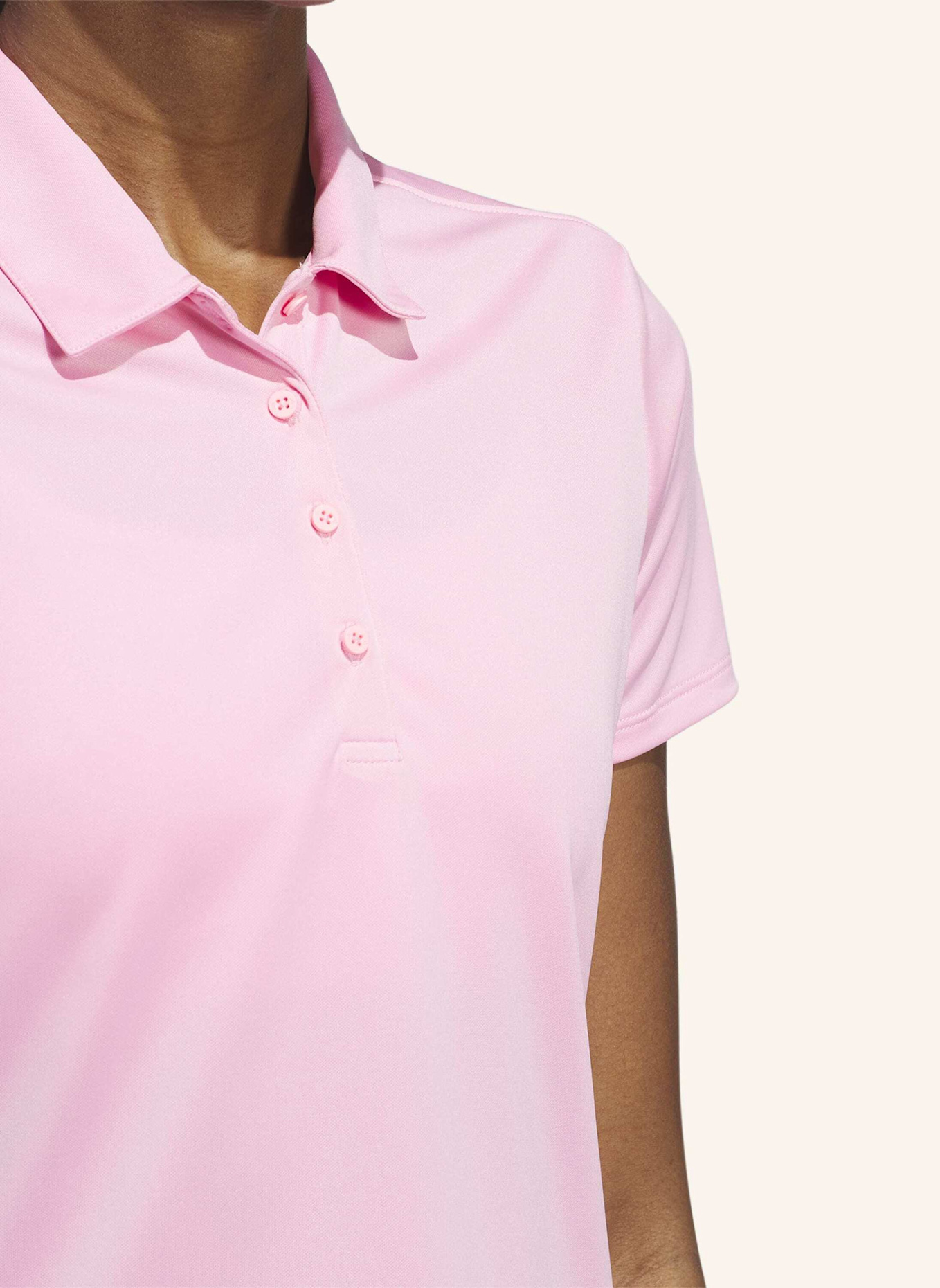 adidas SOLID PERFORMANCE SHORT SLEEVE POLOSHIRT FÜR DAMEN: ROSA