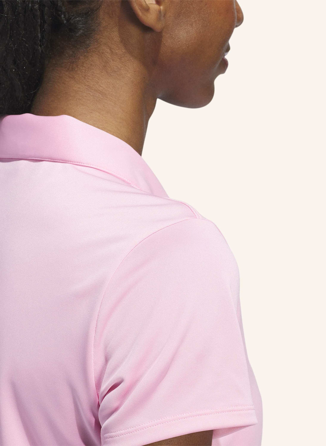 adidas SOLID PERFORMANCE SHORT SLEEVE POLOSHIRT FÜR DAMEN: ROSA